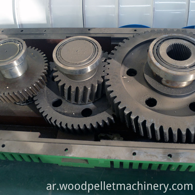 reducer box for wood pellet mill